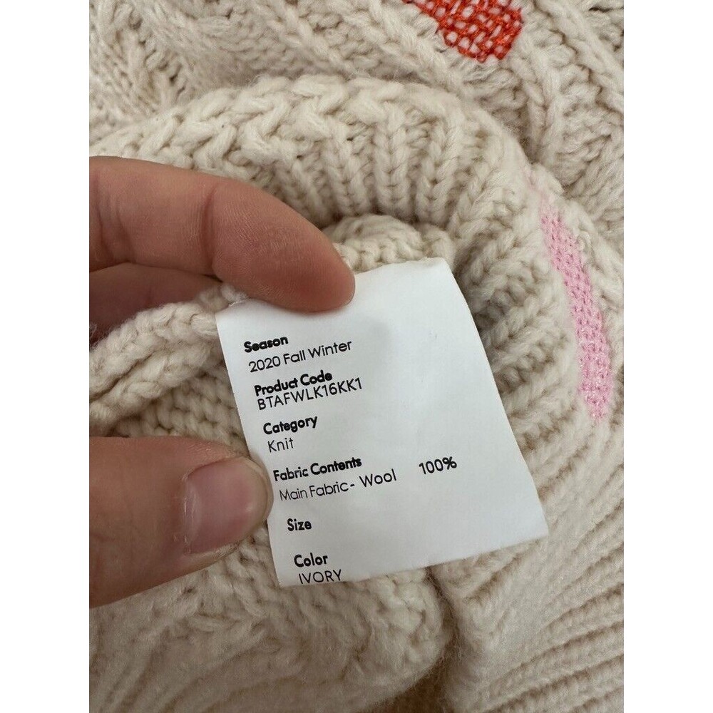 Ader Error Chunky Knit Patchwork Wool Cable Knit … - image 8